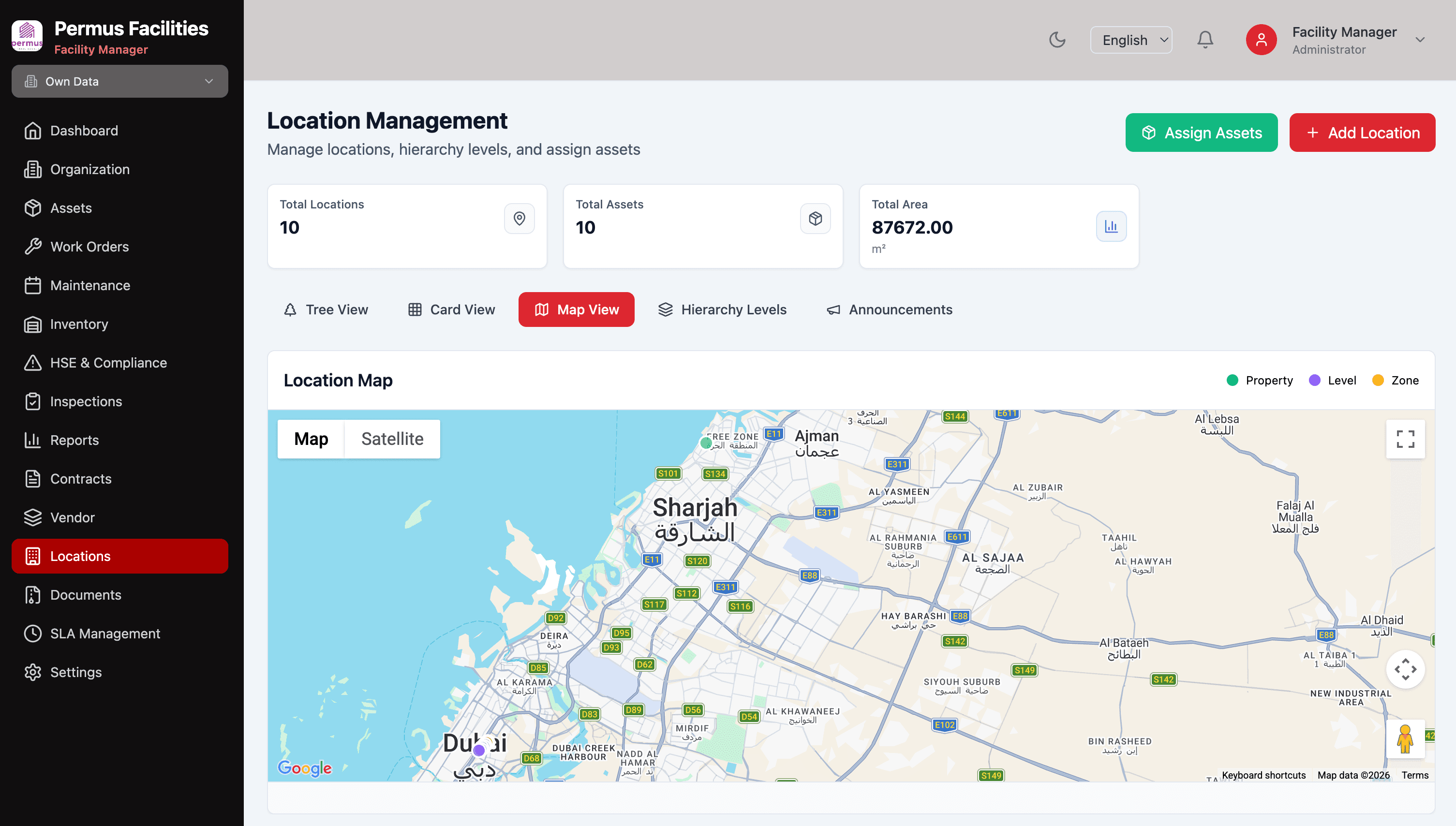 Equidesk interface preview 2