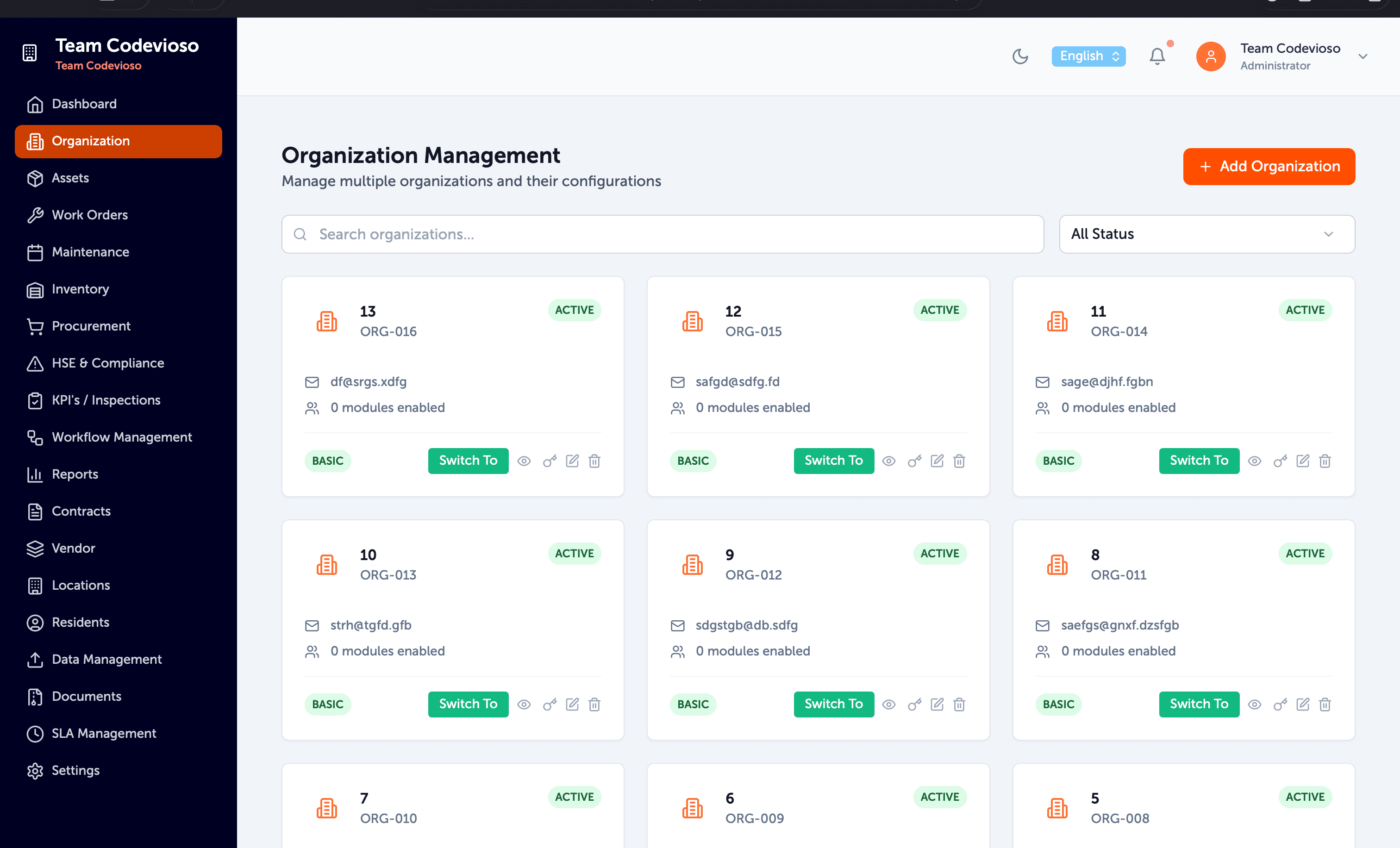 Equidesk interface preview 1